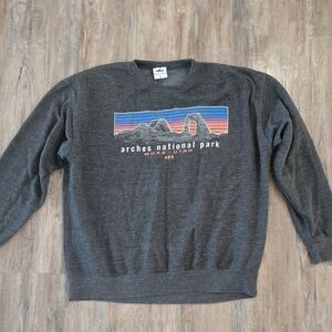 Men's Gray Arches National Park Sweater
